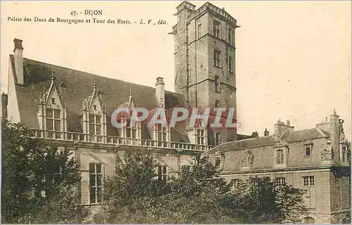 Cartes postales Dijon Palais des Ducs de Bourgogne et Tour des Etats