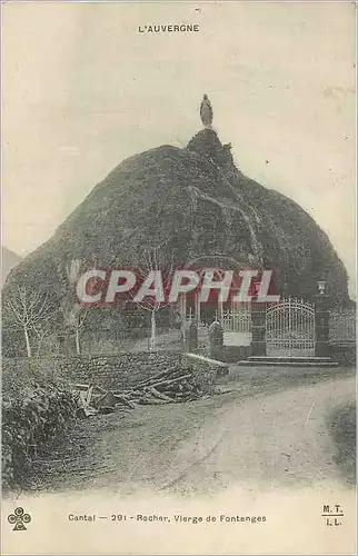 Ansichtskarte AK Cantal L'Auvergne Rocher Vierge de Fontanges