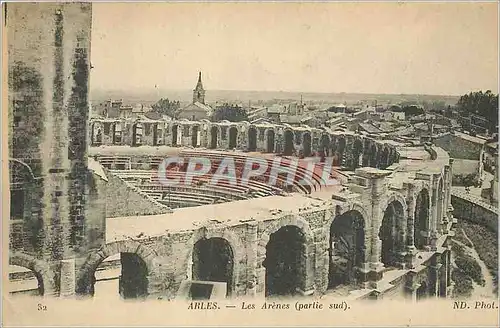 Ansichtskarte AK Arles Les Arenes (Partie Sud)