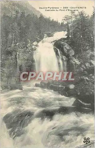 Ansichtskarte AK Cauterets Hautes Pyrenees Cascade du Pont d'Espagne