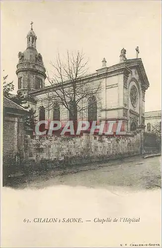 Ansichtskarte AK Chalon sur Saone Chapelle de l'Hopital