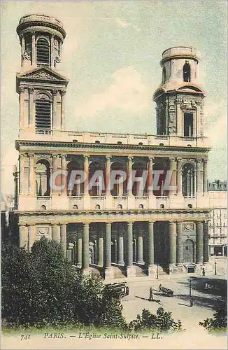 Cartes postales Paris L'Eglise Saint Sulpice