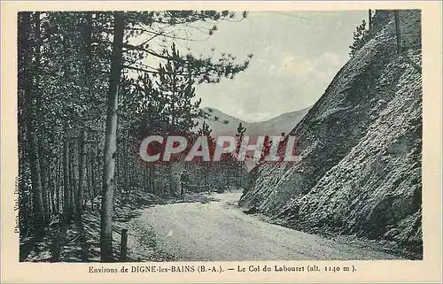 Cartes postales Environs de Digne les Bains (B A) Le Col du Labouret (alt 1140 m)
