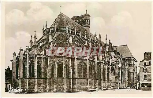 Moderne Karte Nevers (Nievre) La Cathedrale Saint Cyr Vue d'Ensemble