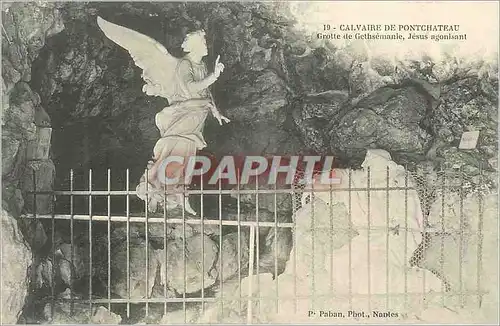 Ansichtskarte AK Calvaire de Pontchateau Grotte de Gethsemanie