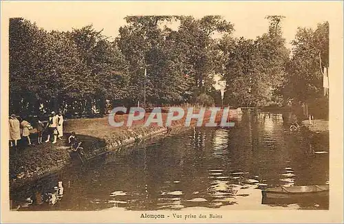 Cartes postales Alencon Vue prise des Bains
