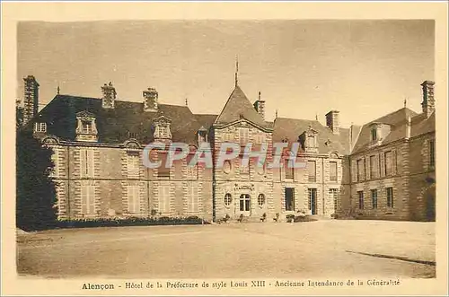 Cartes postales Alencon Hotel de la Precture de Style Louis XIII Ancienne Intendance de la Generalite