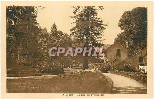 Cartes postales Alencon Un Coin des Promenades