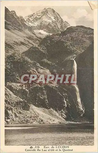 Ansichtskarte AK Env de Luchon Cascade du Lac d'Oo et le Quairat