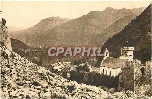 Cartes postales Saint Beat Pyrenees Ocean vu des Ruines du Chateau