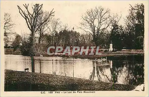 Ansichtskarte AK Pau Le Lac du Parc Beaumont