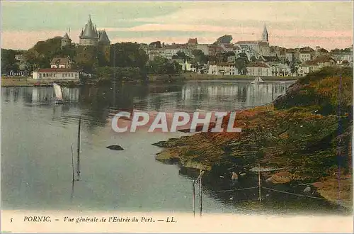 Cartes postales Pornic Vue Generale de l'Entree du Port