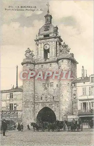 Cartes postales La Rochelle Porte de la Grosse Horloge