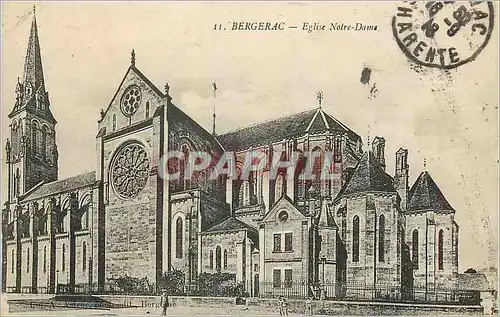 Ansichtskarte AK Bergerac Eglise Notre Dame