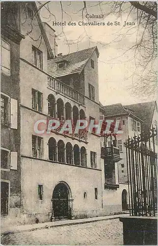 Cartes postales Colmar Hotel des Chevaliers de St Jean