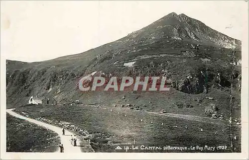 Moderne Karte Le Cantal Pittoresque Le Puy Mary