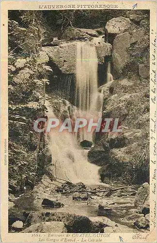 Cartes postales Environs de Chatel Guyon L'Auvergne Pittoresque Les Gorges d'Enval
