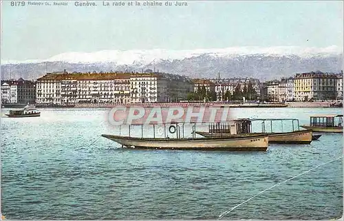 Cartes postales Geneve La Rade et la Chaine du Jura