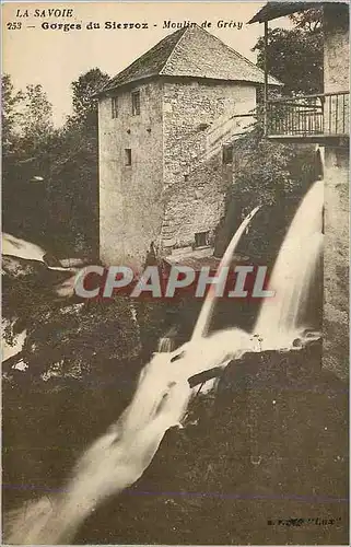 Ansichtskarte AK Gorges du Sierroz La Savoie Moulin de Gresy