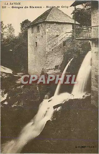 Cartes postales Gorges du Sierroz La Savoie Moulin de Gresy