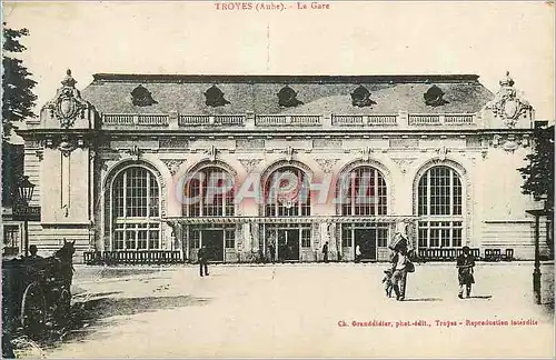 Cartes postales Troyes (Aube) La Gare