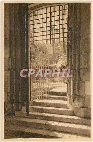 Cartes postales Abbaye de Saint Wandrille Sortie du Cloitre