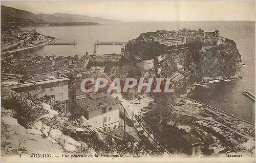Cartes postales Monaco Vue Generale de la Prinipaute