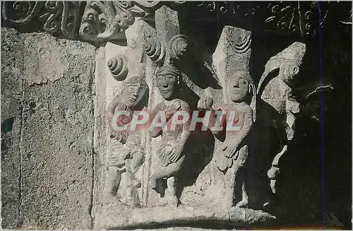 Cartes postales moderne La Sauve Majeure (Gironde) Chapiteau de l'Abbaye (XIIe S) La Tentation