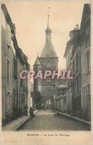 Cartes postales Avallon La Tour de l'Horloge