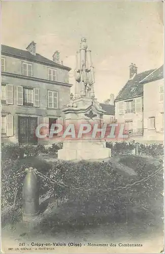 Cartes postales Crepy en Valois (Oise) Monument des Combattants
