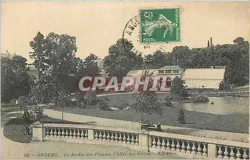 Cartes postales Angers Le Jardin des Plantes L'Allee des Serres