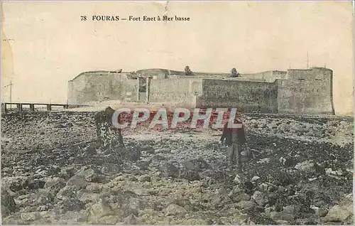 Cartes postales Fouras Fort Enet a Mer Basse