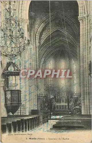 Cartes postales Marle (Aisne) Interieur de l'Eglise