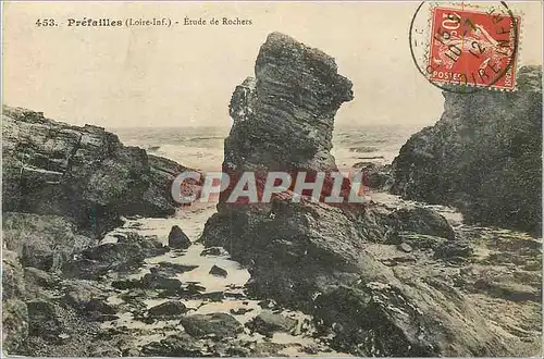 Cartes postales Prefailles (Loire Inf) Etude de Rochers