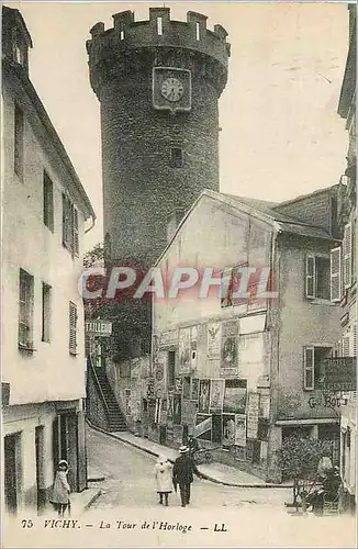 Cartes postales Vichy La Tour de l'Horloge