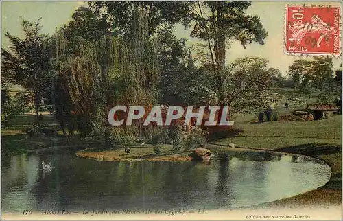 Ansichtskarte AK Angers Le Jardin des Plantes (Ile des Cygnes)