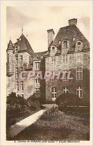 Cartes postales Chateau de Kerjean (XVIe Siecle) Facade Nord Ouest