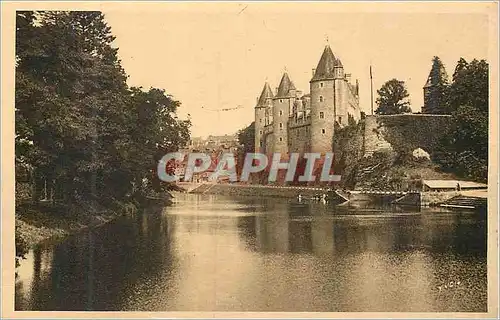Cartes postales Josselin (Morbihan) Les Bords de l'Oust et le Chateau