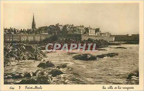 Ansichtskarte AK Cap Saint Malo la Ville et les Remparts