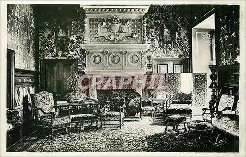 Cartes postales moderne Combourg (I et V) Interieur du Chateau le Salon