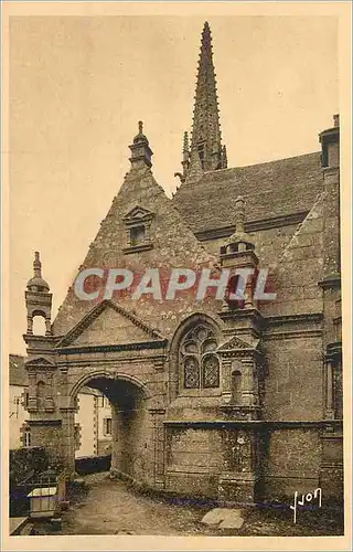 Cartes postales Saint Thegonnec (Finistere) l'Arc en Biais et le Clocher
