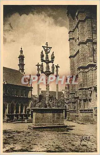 Cartes postales St Thegonnec (Finistere)le Calvaire et l'Ossuaire