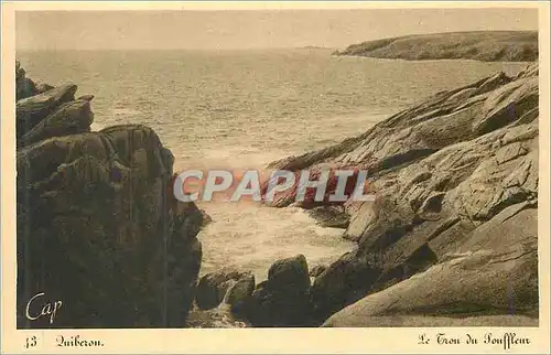 Ansichtskarte AK Quiberon le Trou du Souffleur