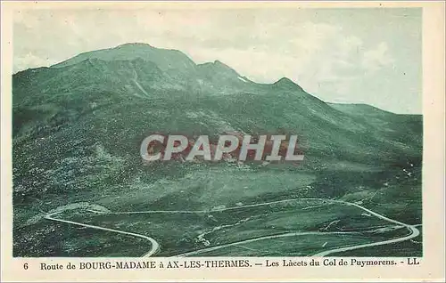 Cartes postales Route de Bourg Madame a Ax les Thermes
