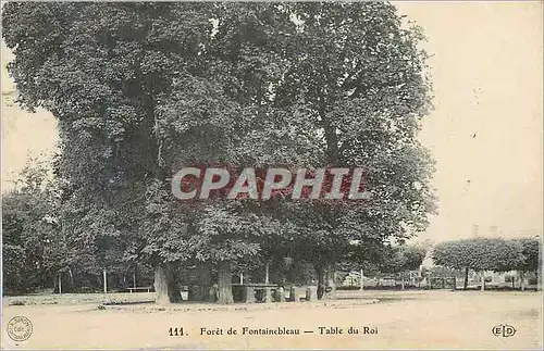 Ansichtskarte AK Foret de Fontainebleau  Table du Roi