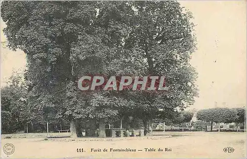 Cartes postales Foret de Fontainebleau  Table du Roi