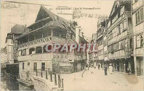 Cartes postales Strasbourg Rue du Bain aux Plantes