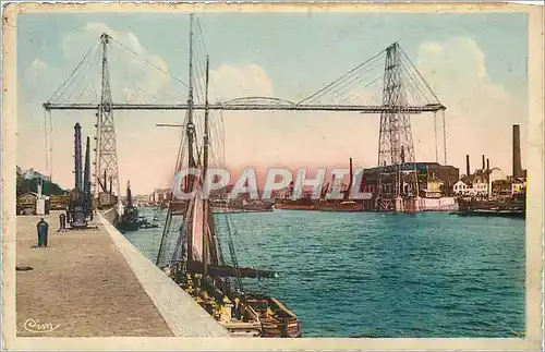 Ansichtskarte AK Nantes (L Inf) le Pont Transbordeur Bateaux