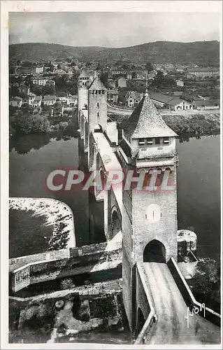 Moderne Karte Cahors (Lot) Le Pont Valentre (XIVe S) et le Lot