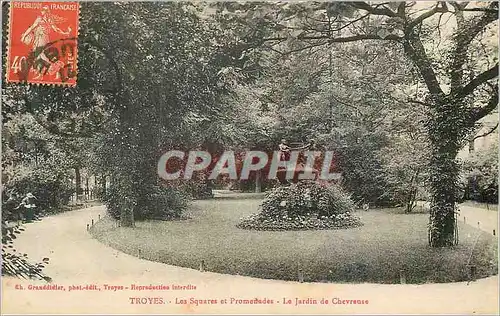 Cartes postales Troyes Les Squares et Promenades le Jardin de Chevrance